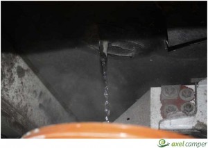 Scarico acqua del boiler